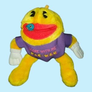 Knickerbocker toys kids size approximate 8" x 9" x 3" pac-man " score wi…
